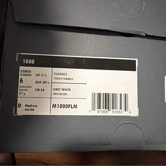 New Balance NB 1000 M1000FLM Yellow Mint Limited Edition Sz 6 Men .W 7.5 - Picture 3 of 3